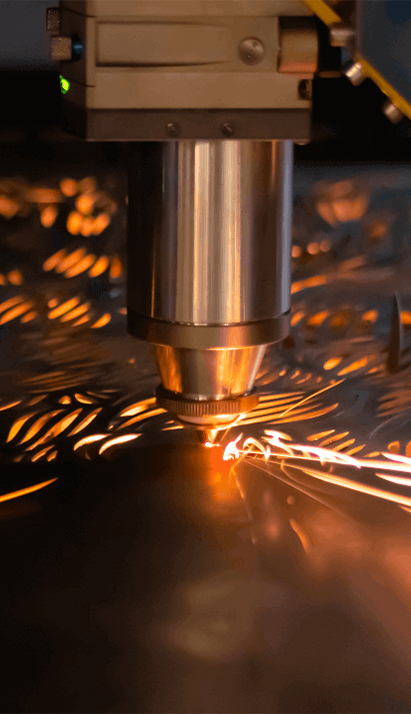 Fabrication acier Corten sur mesure avec découpe laser de précision en atelier