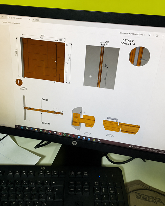 Ouvrages en acier Corten avec plan technique, dimensions et détails de fabrication