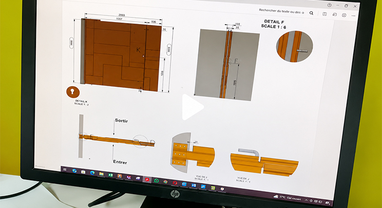 Projets spéciaux et fabrication en acier Corten avec plans techniques et détails de conception